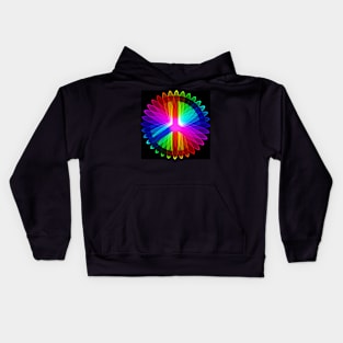 Rainbow Peace Kids Hoodie